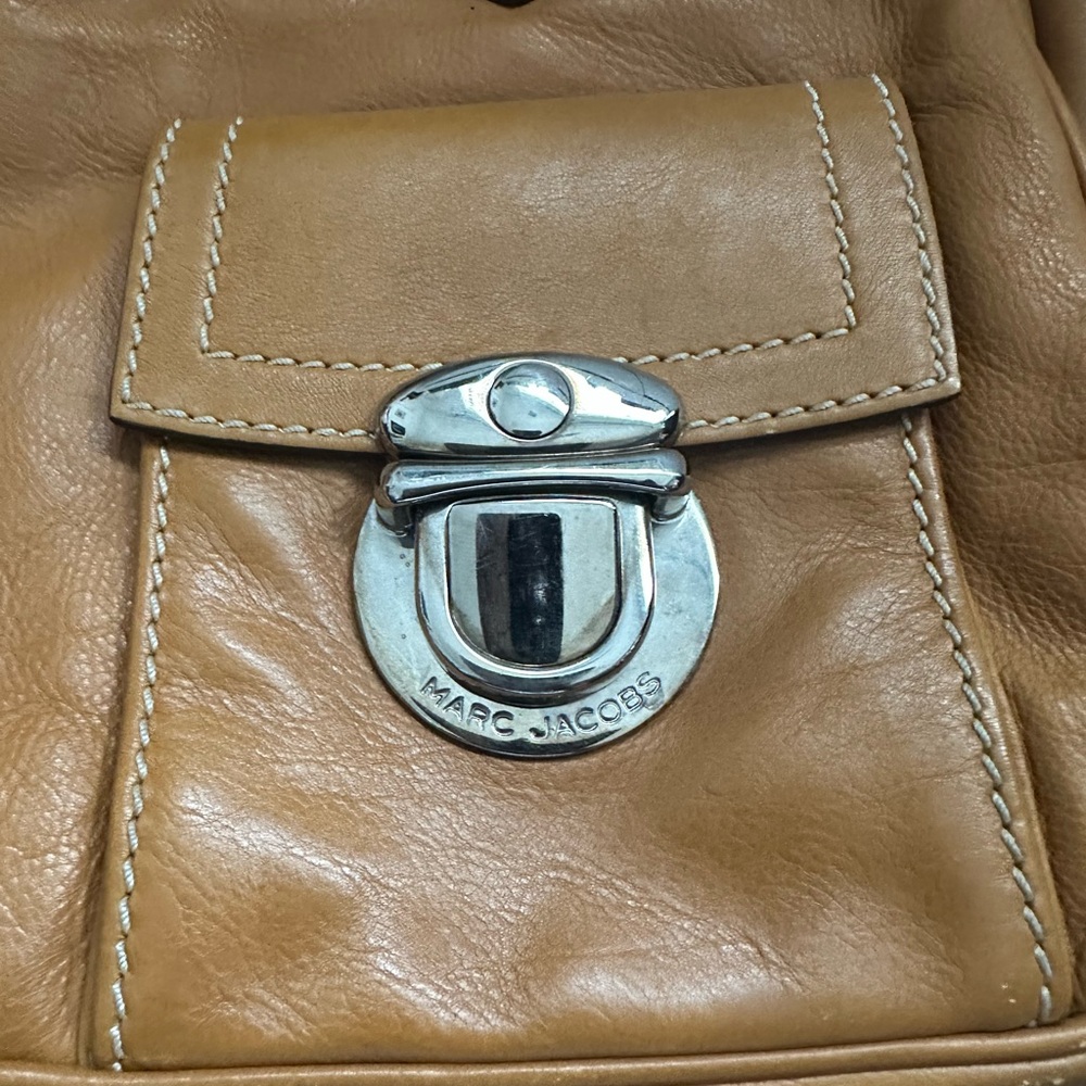 Vintage Marc Jacobs Brown Leather Satchel - Picture 5 of 9